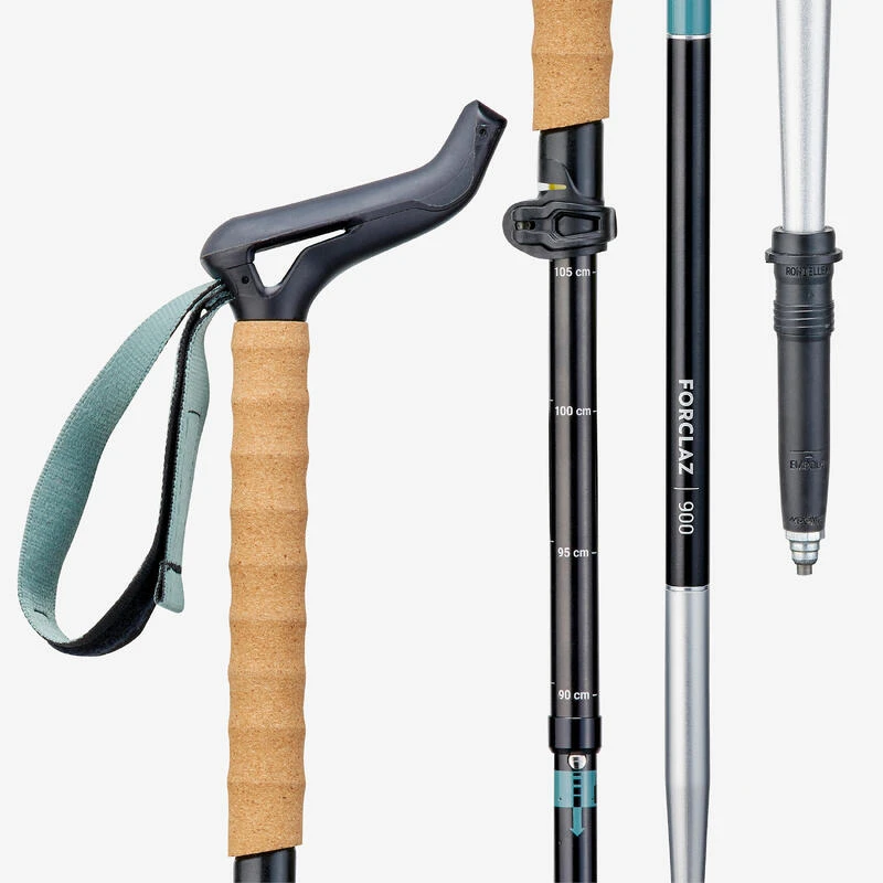 1 Bâton Canne Ultra-compact De Trek - MT900 Ergonomique - Noir – Image 5