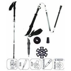 ELEMENTERRE Bâton De Randonnée Pliable Élémenterre Lagoya