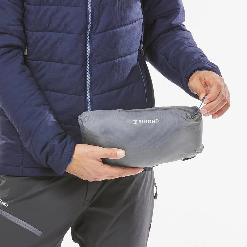 Simond Doudoune En Duvet D'alpinisme Homme - ALPINISM LIGHT Grise – Image 10