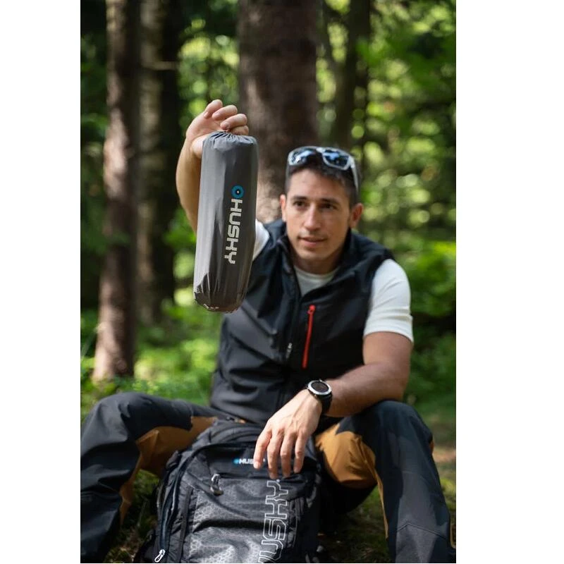 Matelas De Camping Gonflable Husky Flary 7 - Valeur R 1,5 - Gris Foncé – Image 5