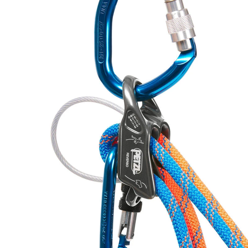 Petzl SYSTEME D'ASSURAGE ET DESCENDEUR - REVERSO GRIS – Image 4