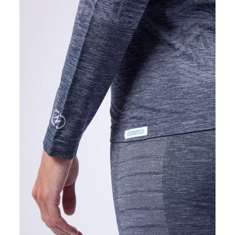 T-shirt Technique Toucher Frais Protection UV Col Rond ML Femme-CLIMATYL – Image 4