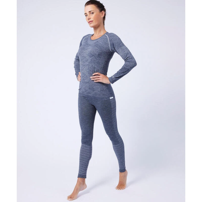 T-shirt Technique Toucher Frais Protection UV Col Rond ML Femme-CLIMATYL