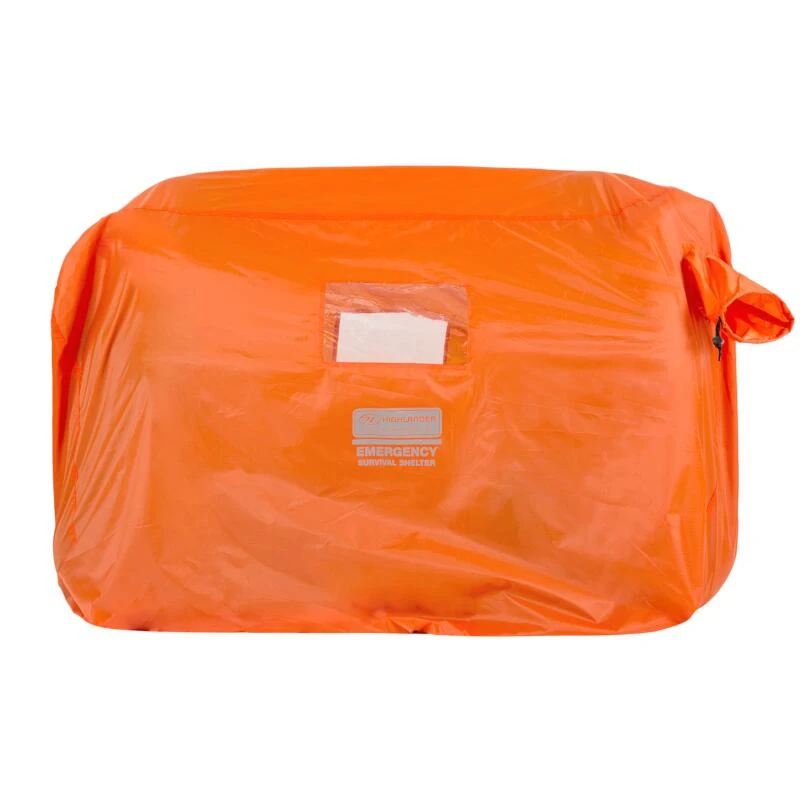 HIGHLANDER Tente D'Urgence Abri De Survie D'Urgence 2-3 Personnes - Orange – Image 3