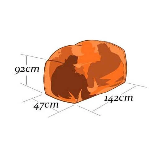 HIGHLANDER Tente D'Urgence Abri De Survie D'Urgence 2-3 Personnes - Orange – Image 4